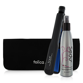 Solia Tourmaline Ceramic Ion Smooth Flat Iron Bundle